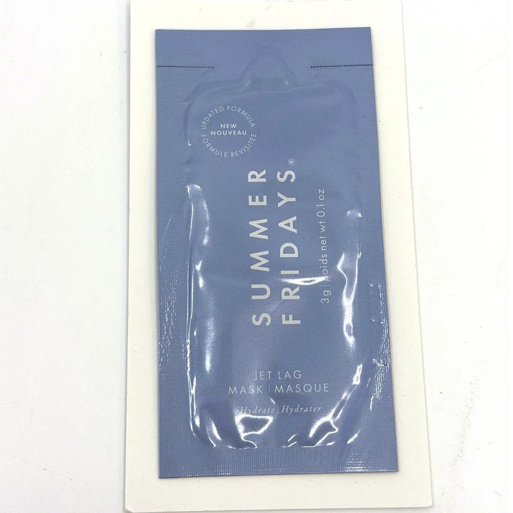 Summer Fridays Jet Lag Mask 30 Pack 3g Sachets Hydrating Face Mask Travel Size